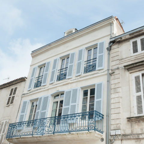 Vue façade Maison d'Hôtes La Rochelle