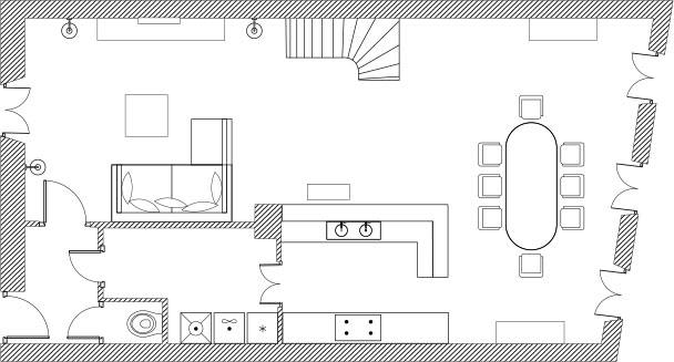 Plan Gîte Maison d'Hôtes La Rochelle