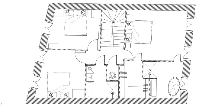 Plan Maison Maison d'Hôtes La Rochelle