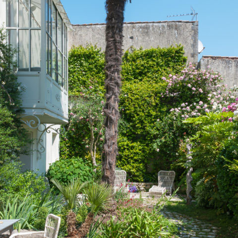 Extérieur Jardin Maison d'Hôtes La Rochelle